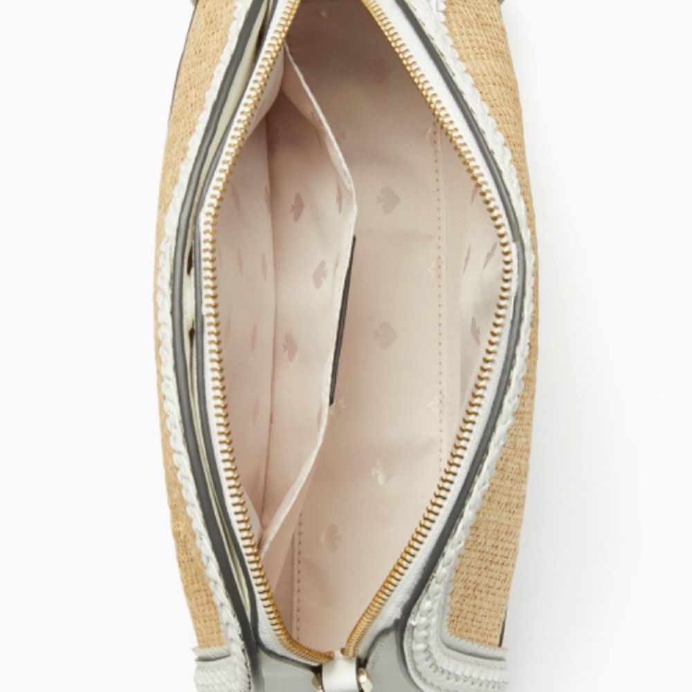 Kate spade Riley straw dome crossbody NWT